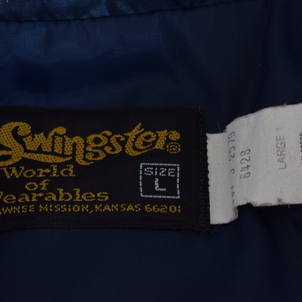 Vintage 70s Navy Nylon Windbreaker size L - Picture 11 of 12